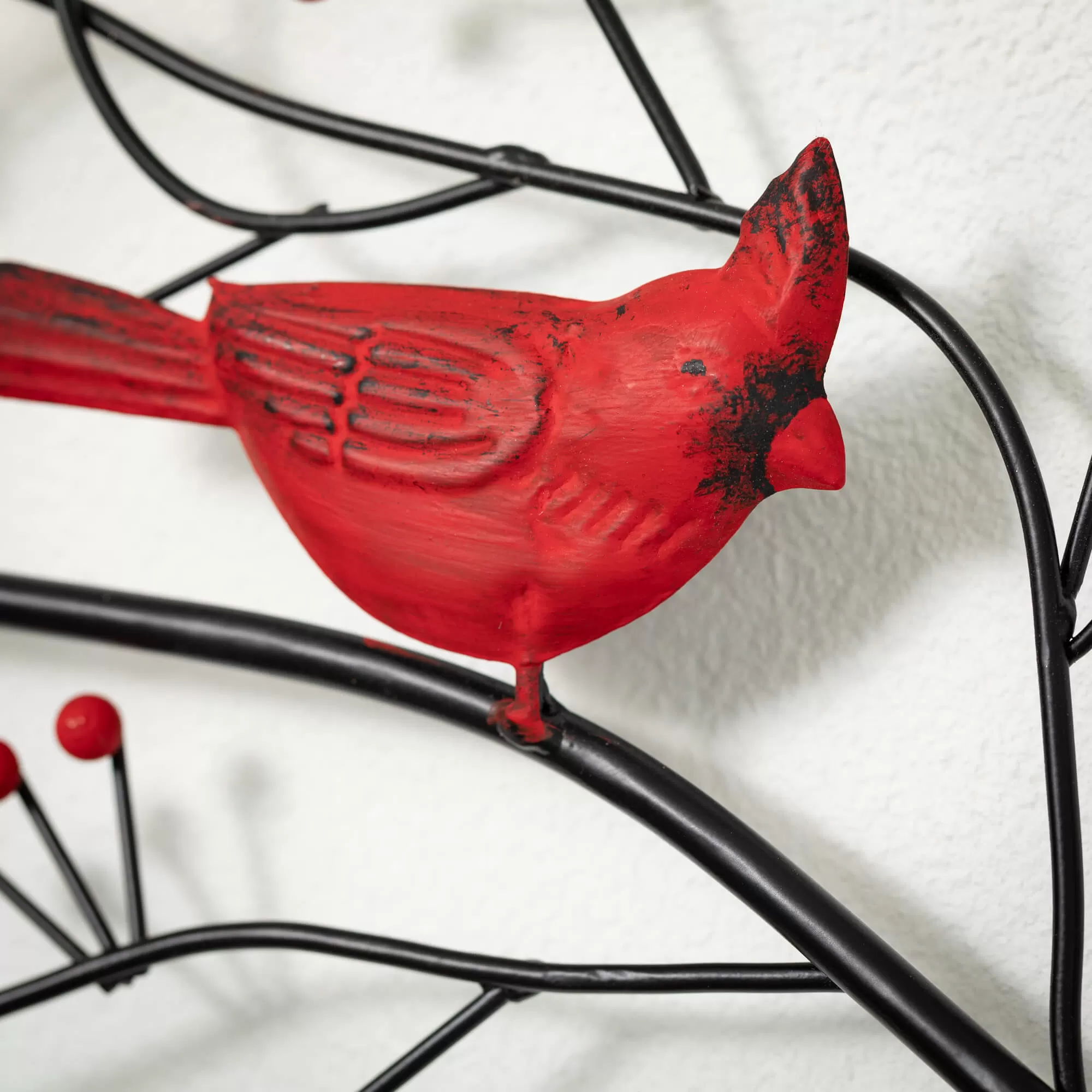 Metal Cardinal Wall Decor