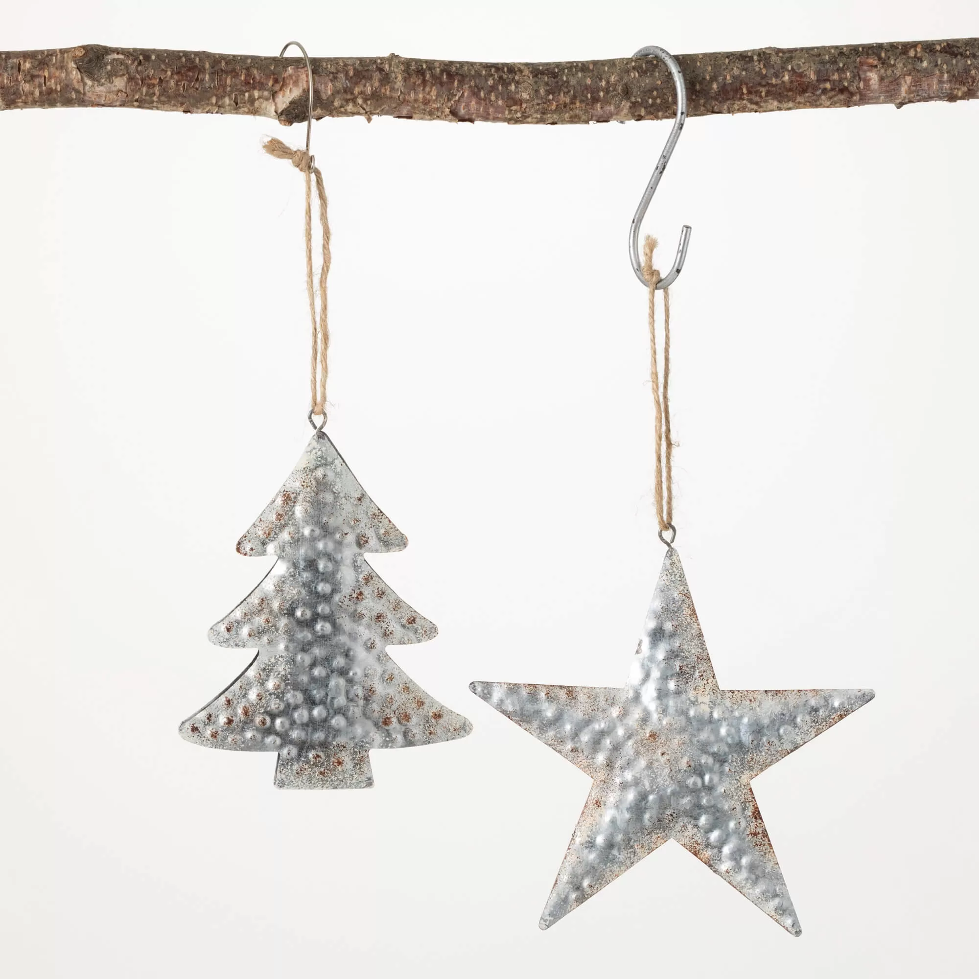 Metal Holiday Shape Ornaments