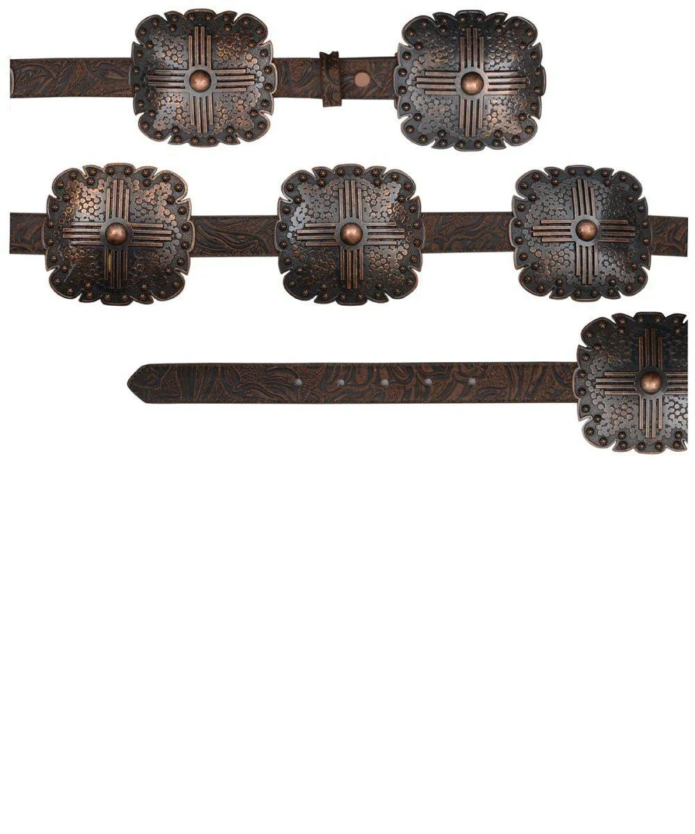 M&F Western Copper Concho Belt