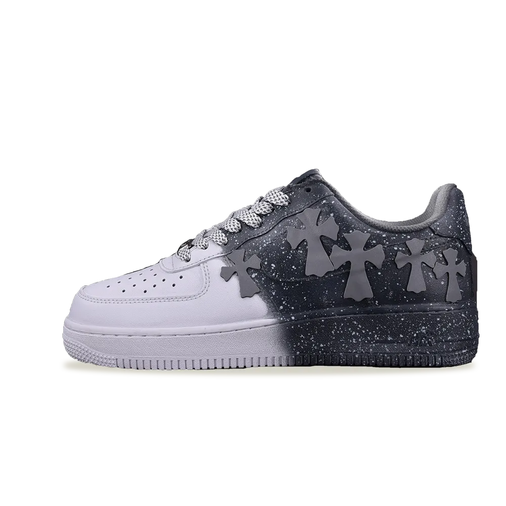 Nike Air Force 1 Low Dip Dye Reflective Chrome Hearts