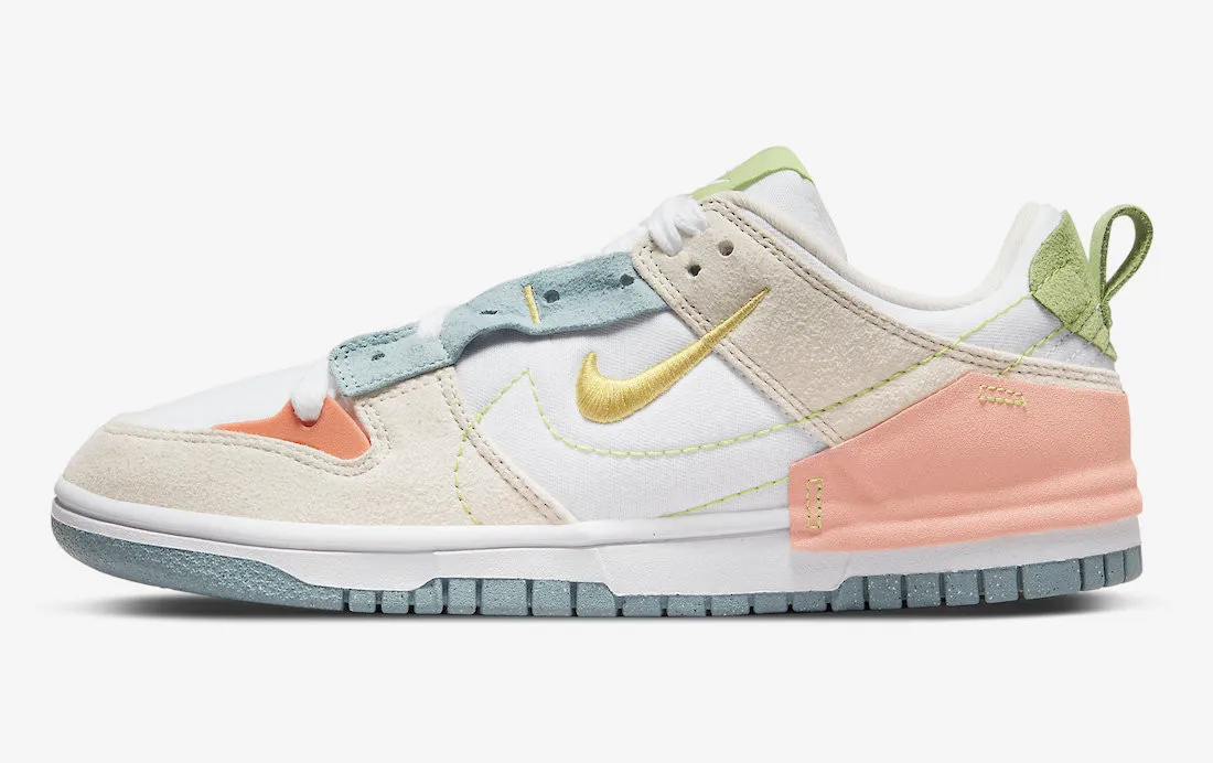 Nike SB Dunk Low Disrupt 2 Pastel White Tan Orange DV3457-100