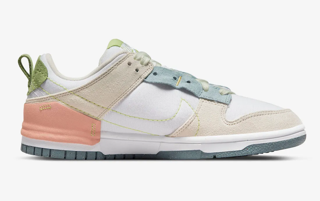 Nike SB Dunk Low Disrupt 2 Pastel White Tan Orange DV3457-100