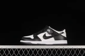 Nike SB Dunk Low Pro Black White Kids Shoes CW1590-105