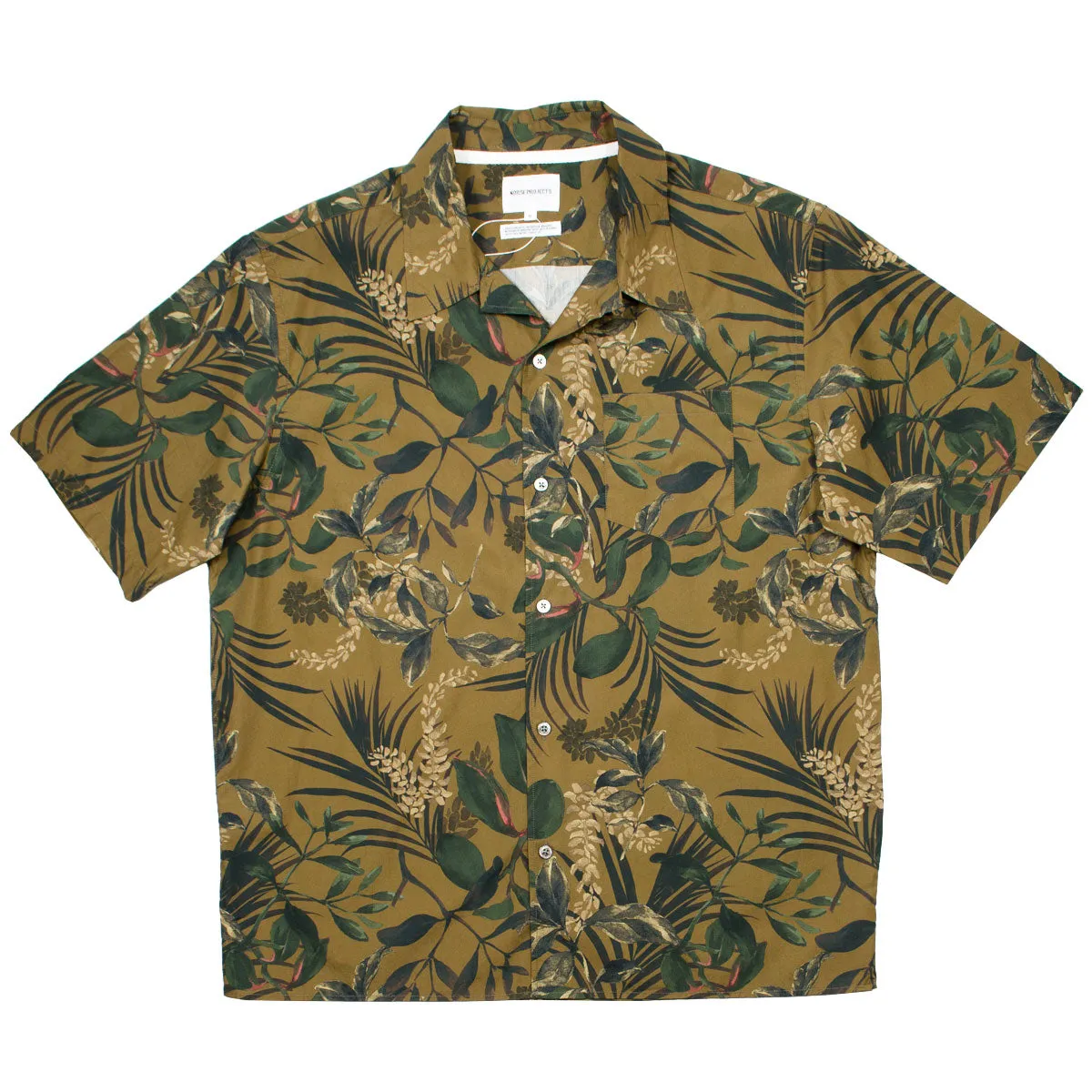 Norse Projects - Carsten Print Hawaiian Shirt - Russet