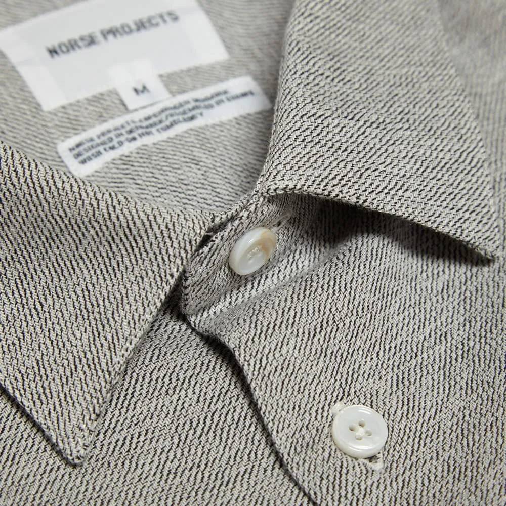 Norse Projects Emil Salt & Pepper ShirtWhite