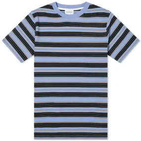 Norse Projects Johannes Stripe T-ShirtScoria Blue