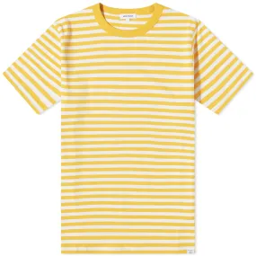 Norse Projects Niels Classic Stripe T-ShirtChrome Yellow