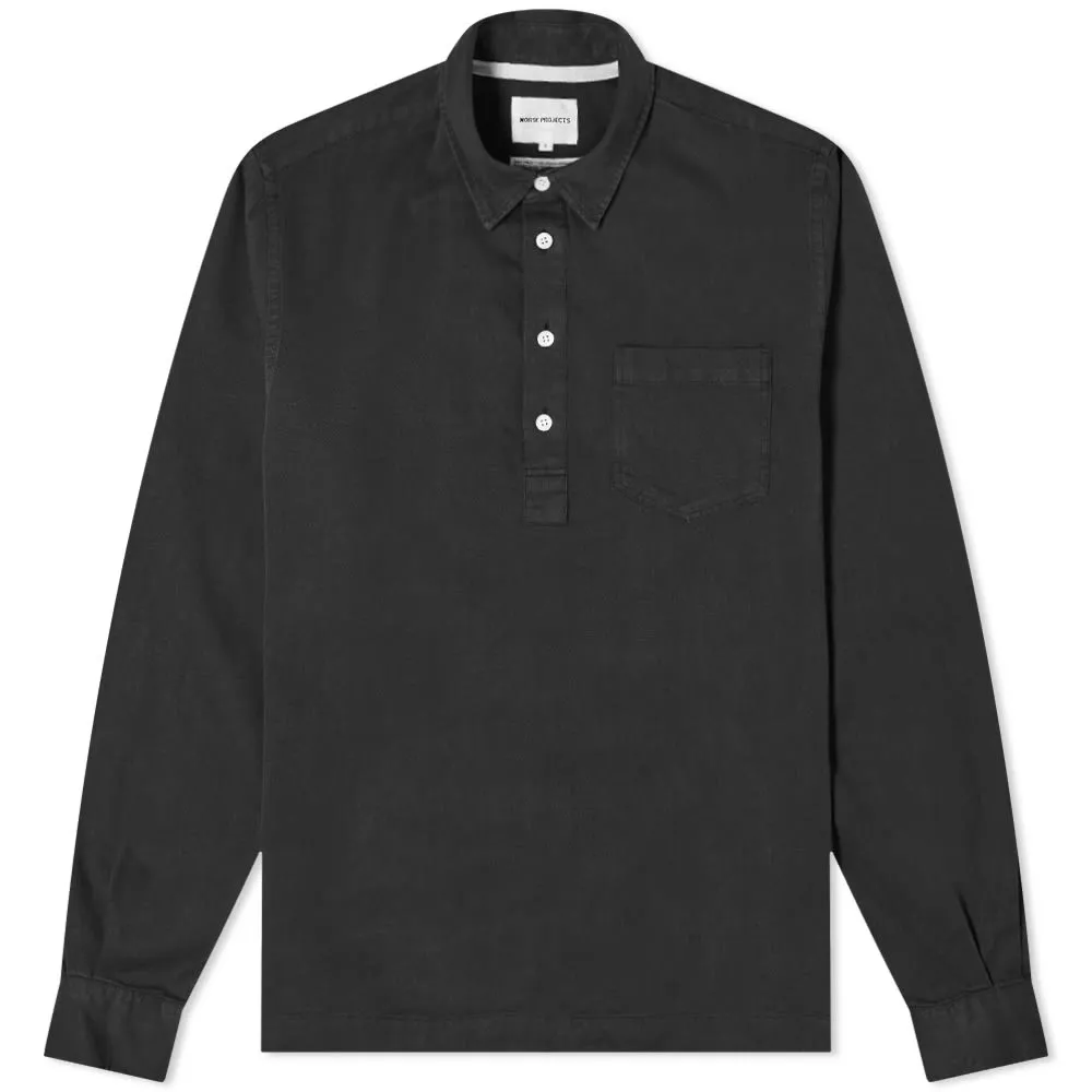 Norse Projects Oscar Indigo Popover ShirtBlack