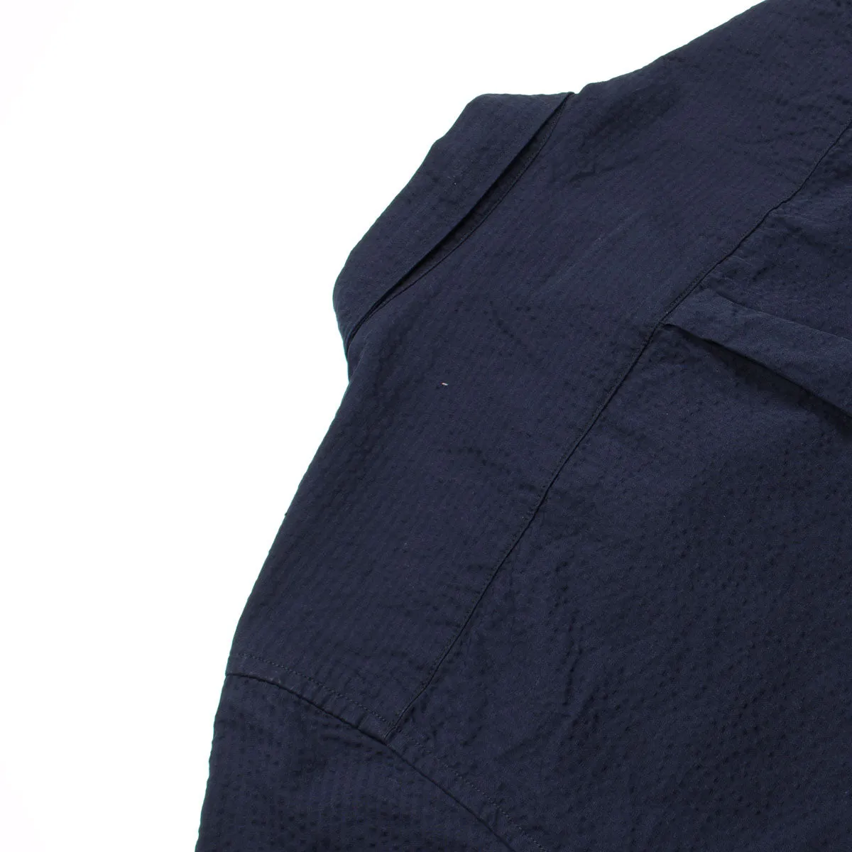 Norse Projects - Osvald Seersucker SS Shirt - Dark Navy