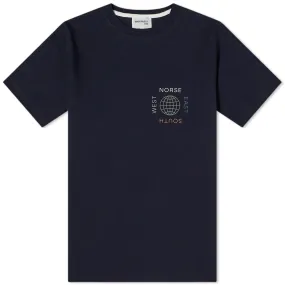 Norse Projects x Matt Luckhurst NSEW T-ShirtDark Navy