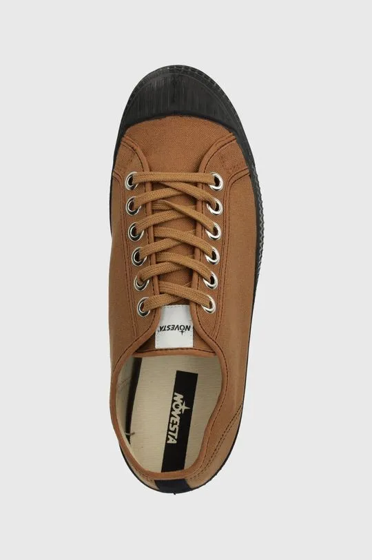 Novesta plimsolls men's brown color