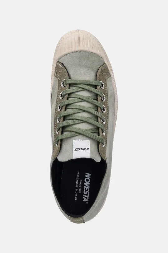 Novesta suede plimsolls Star Master Suede green color N354001.NUTVER123