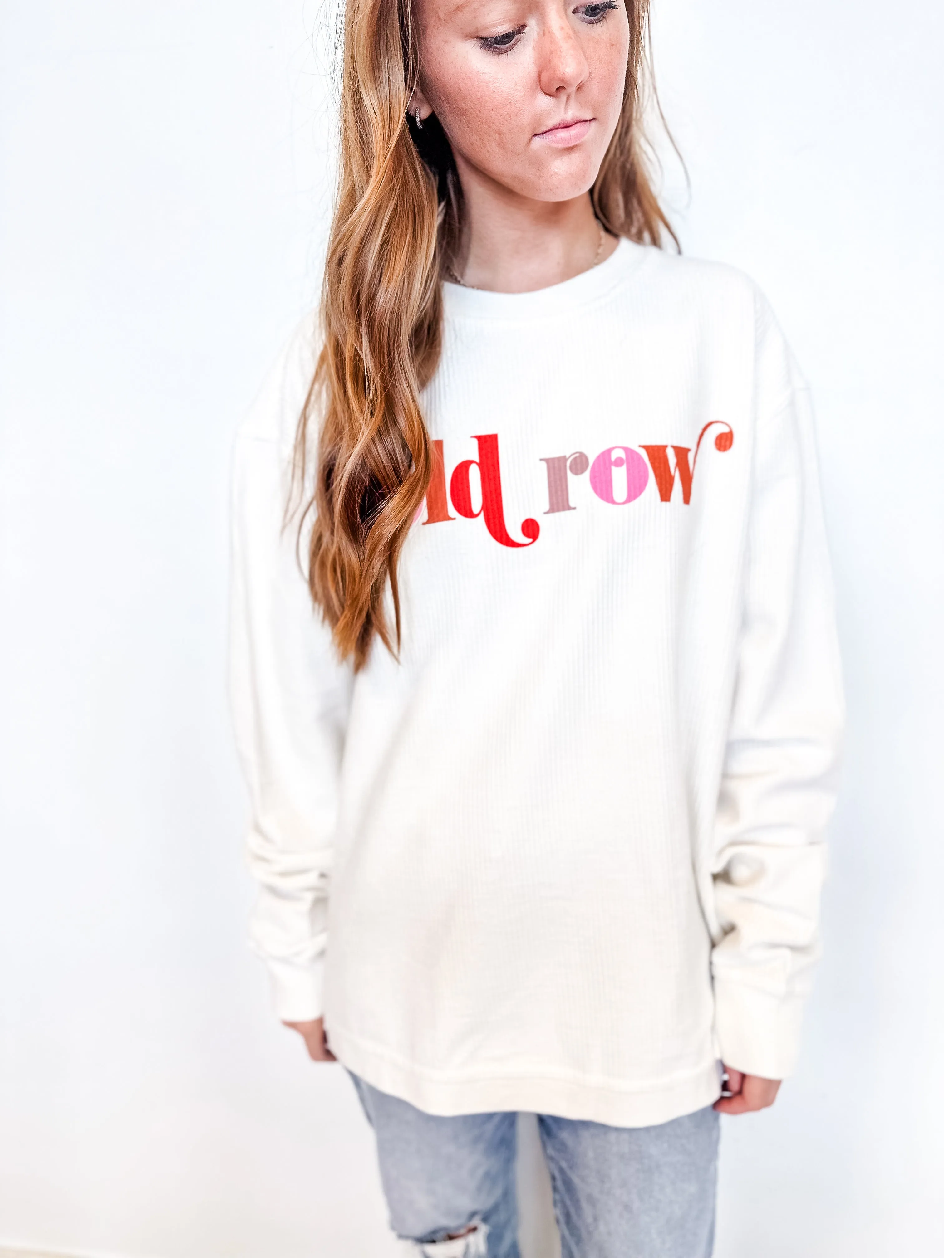 Old Row Corded Crewneck Many Colors