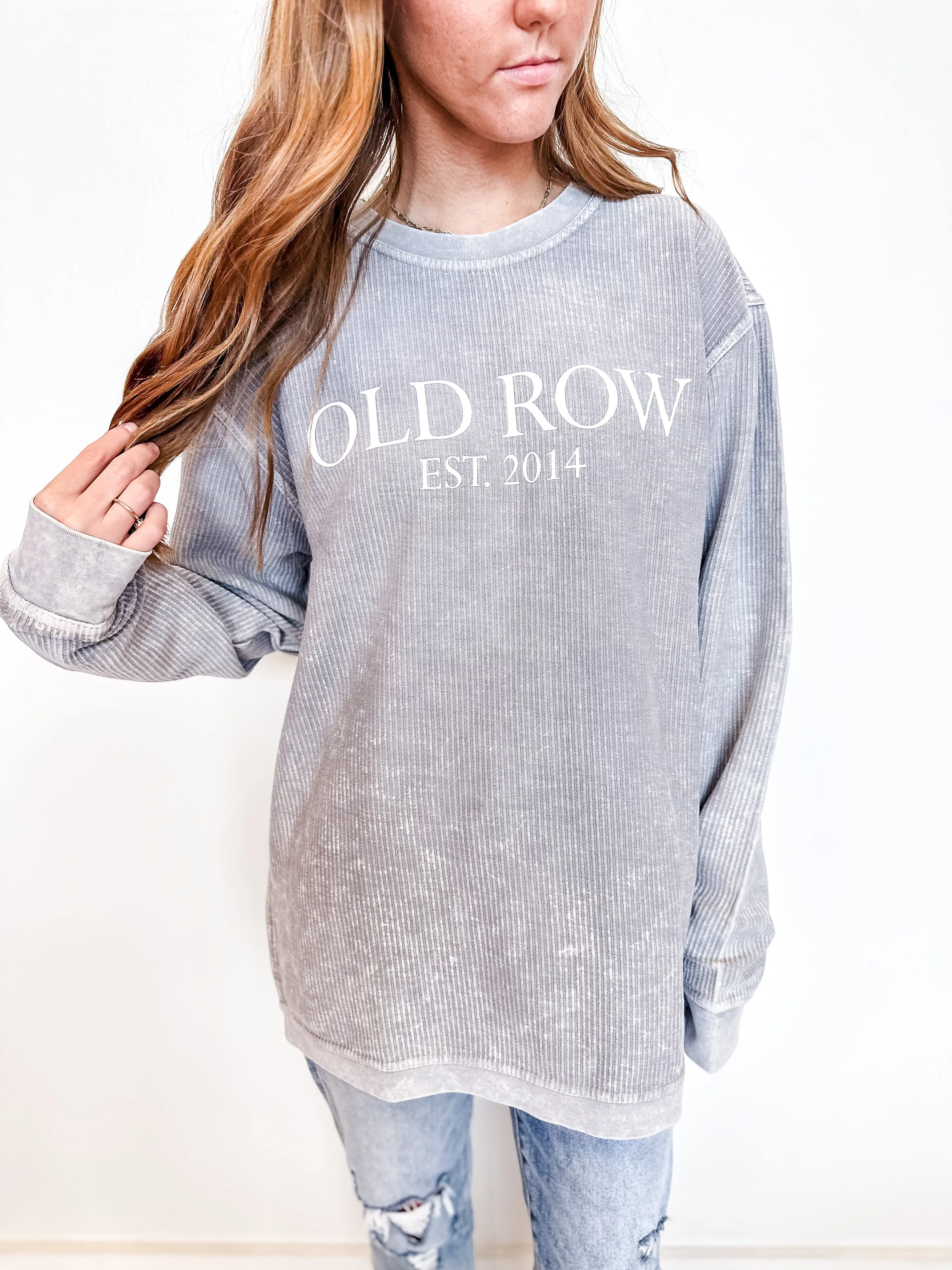 Old Row Corded Crewneck Many Colors