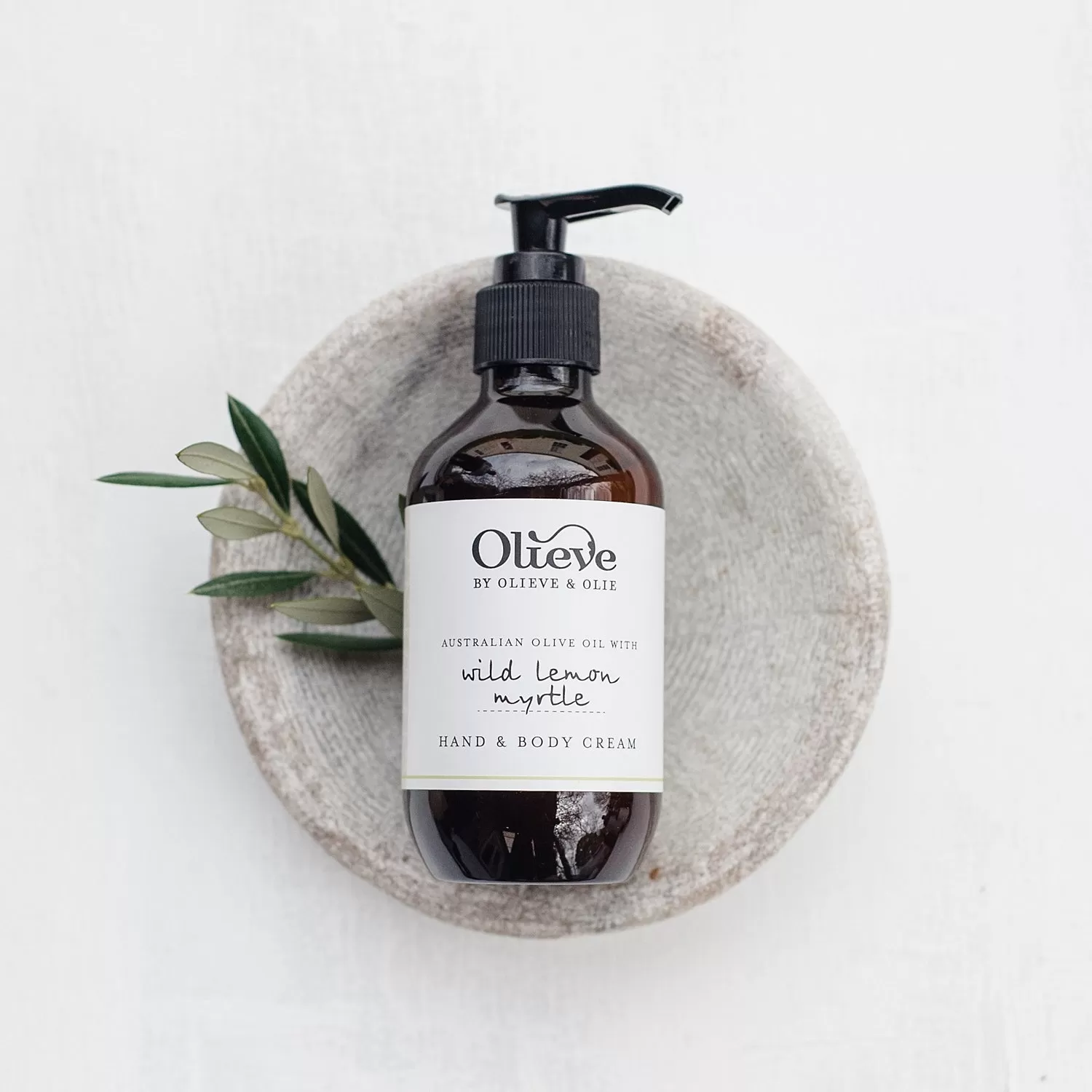 Olieve and Olie Organic Hand and Body Cream,  Lemon Myrtle