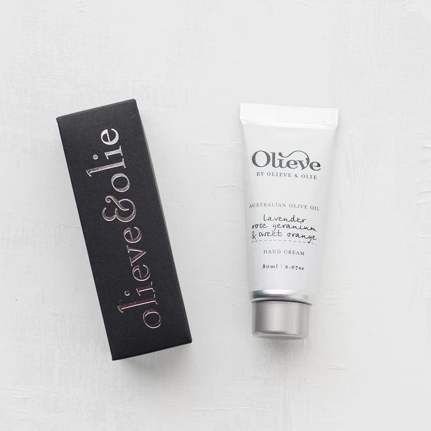 Olieve and Olie Organic Hand Cream Lavender, Rose Geranium and Sweet Orange