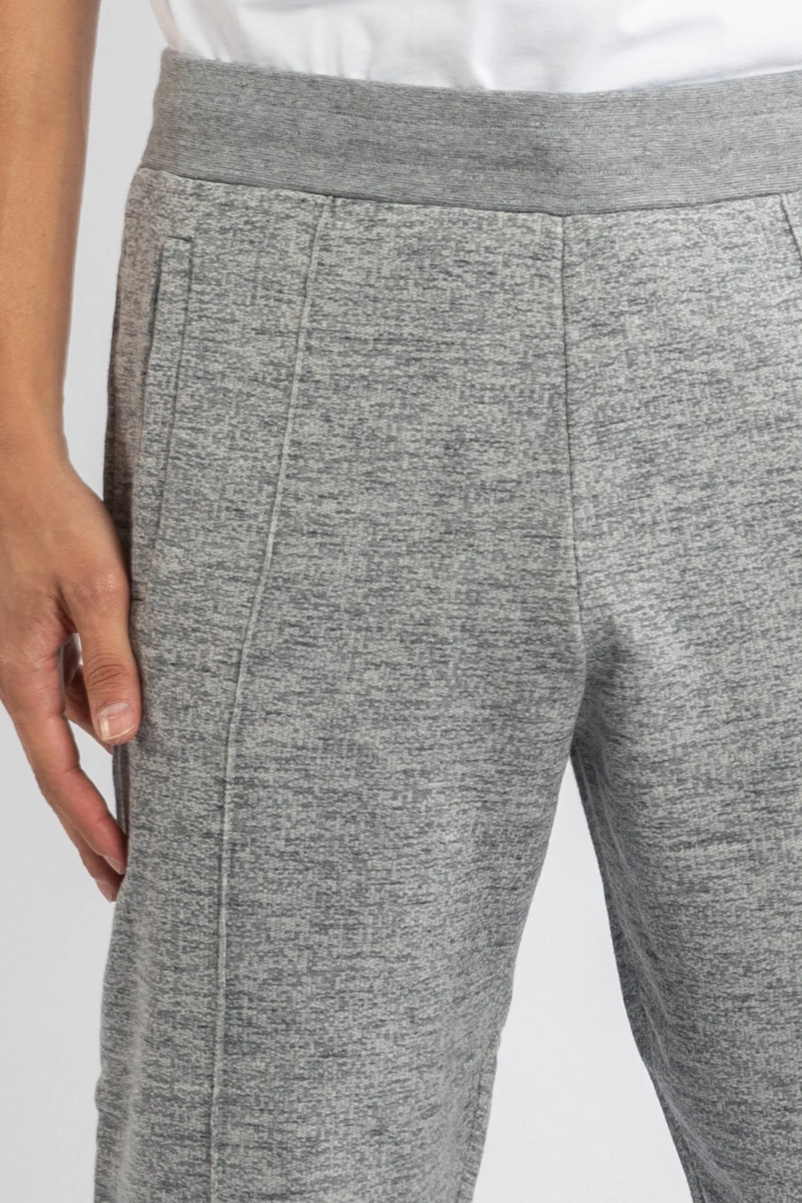 Pantalone jogging da uomo color grigio con stella dorata davanti