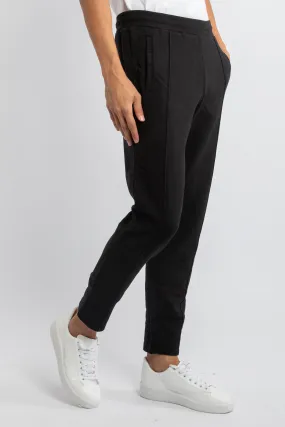 Pantalone jogging da uomo color nero con stella sul davanti