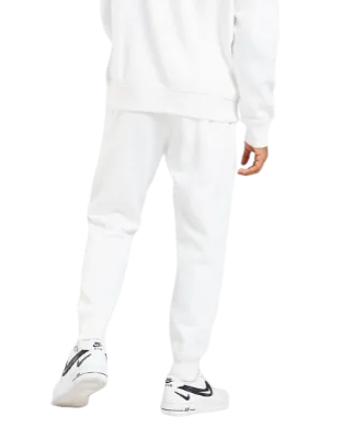 Pantalone Tuta Nike Bianco Felpato