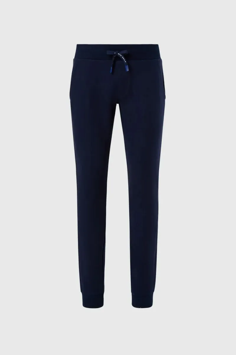 Pantaloni jogging con patch Blu