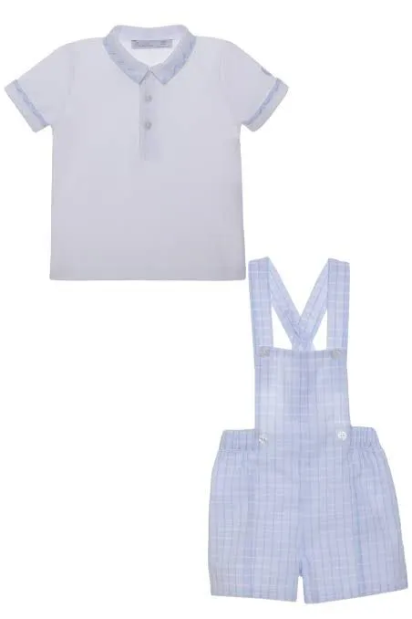 Patachou Outfit Blue & White