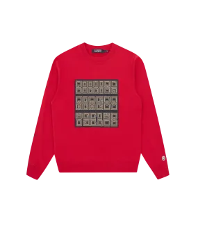 ROOFTOP CREWNECK - RED