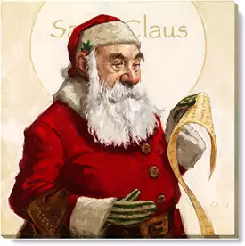 Santa Claus Giclee Wall Art