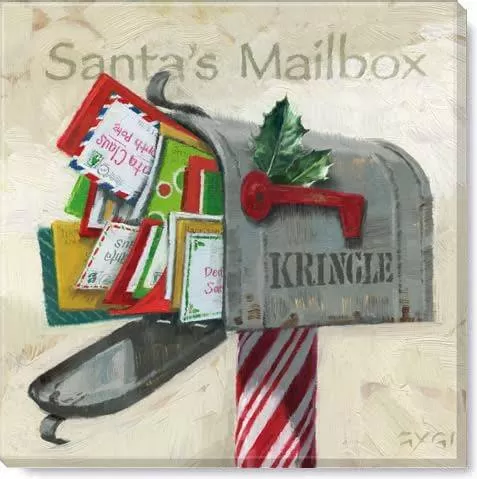 Santa'S Mailbox Giclee Art