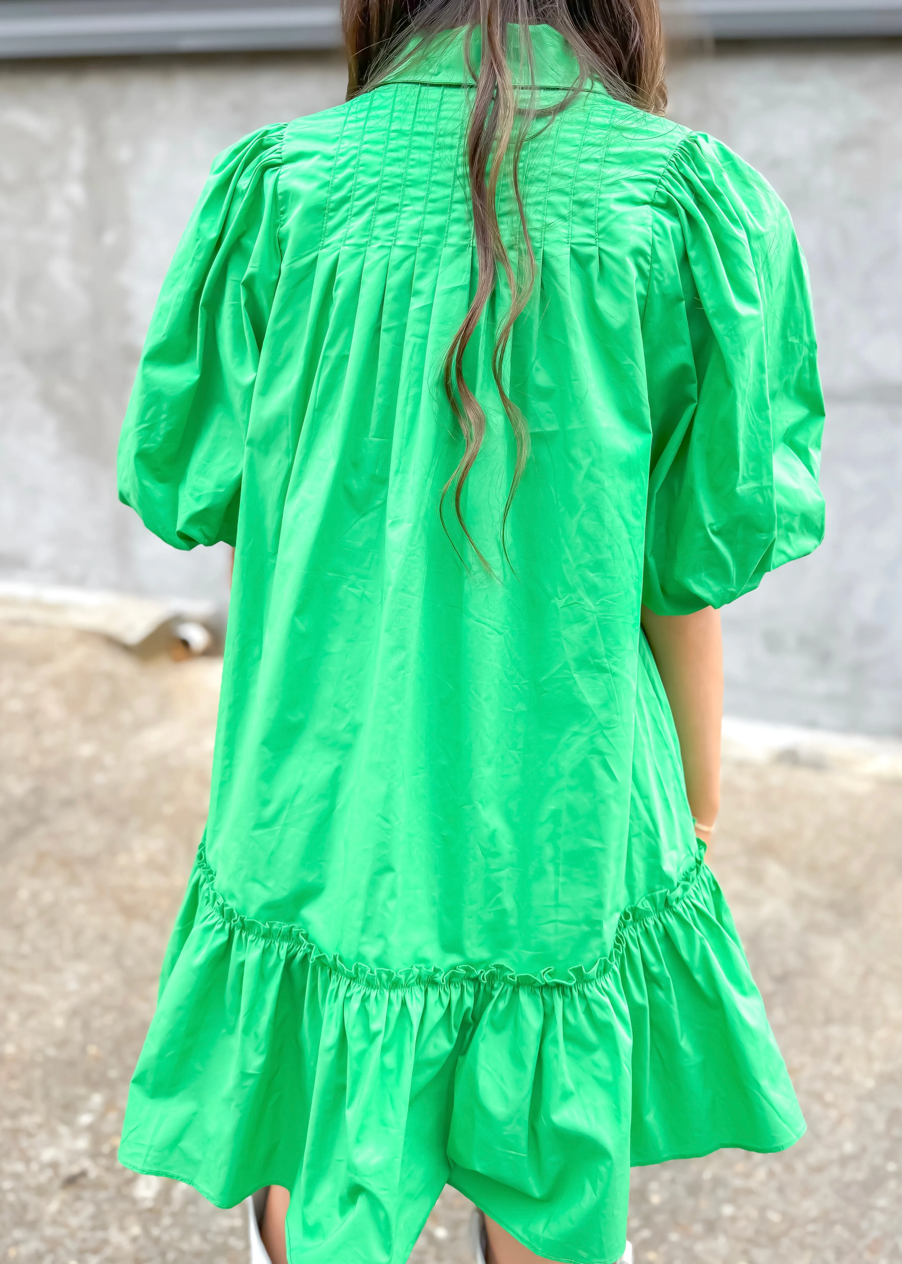 Sincerely Ours Green Springs Poplin Dress