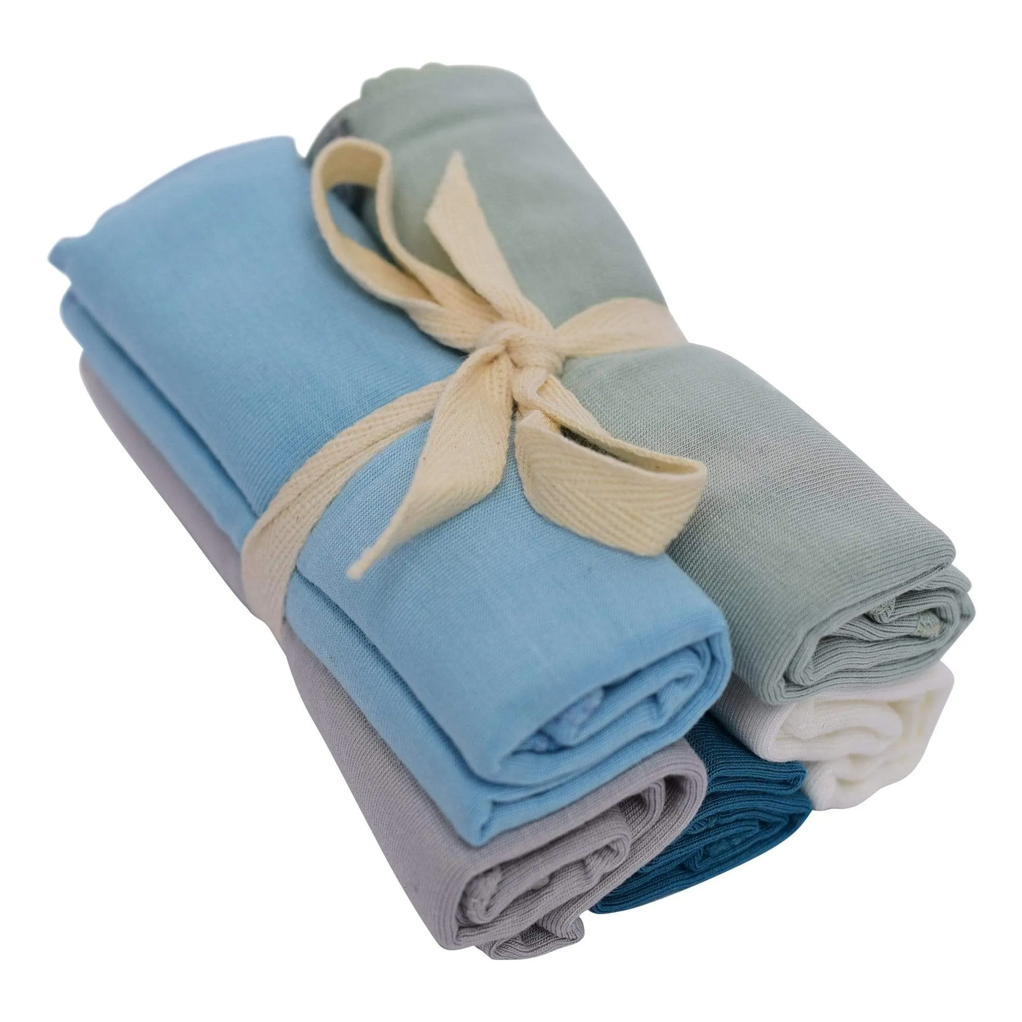 Solid Washcloth Combo 5-Pack in Cool