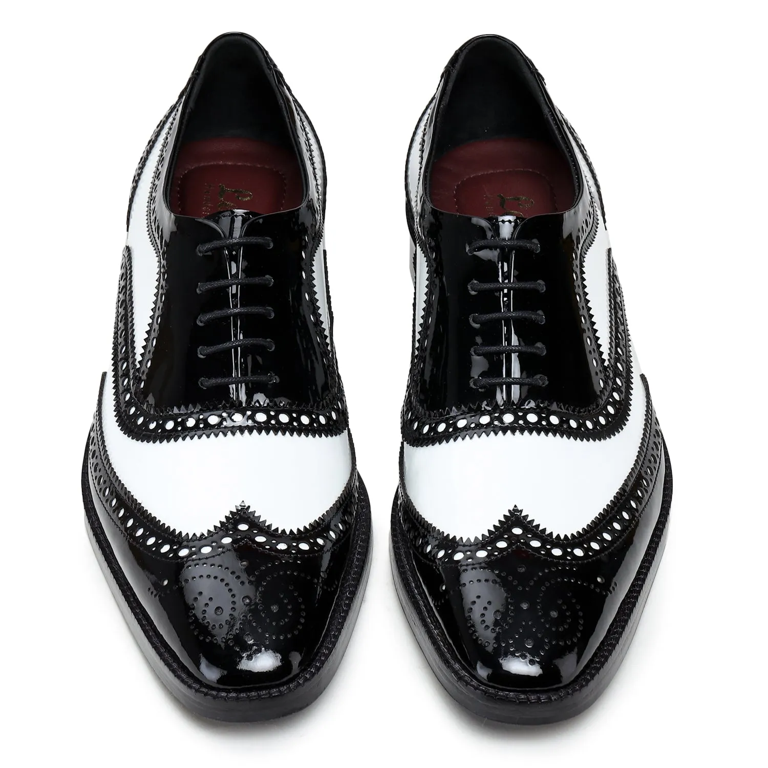 Spectator Wingtip Oxford - Black & White