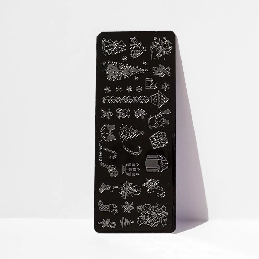 stamping plate - christmas m13