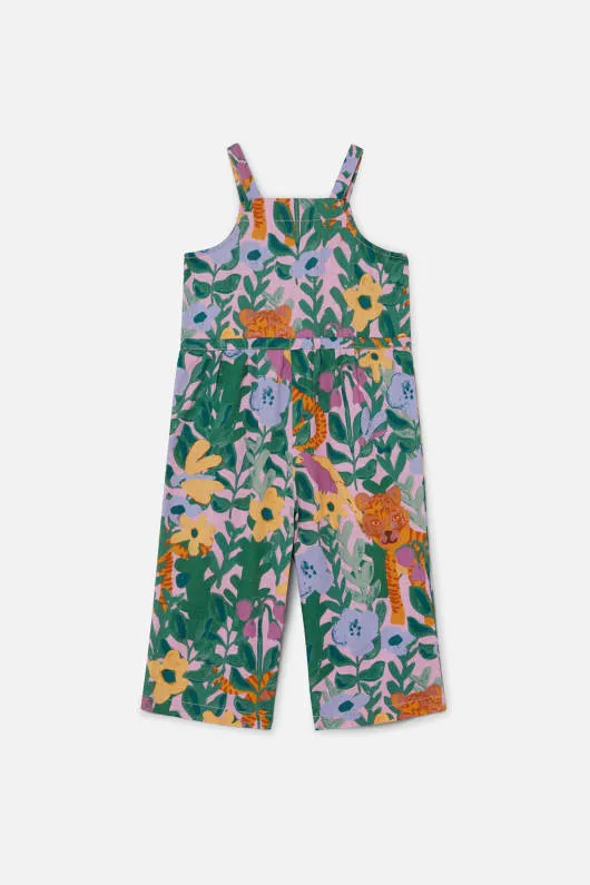 Tiger In The Jungle Kids Jumpsuit