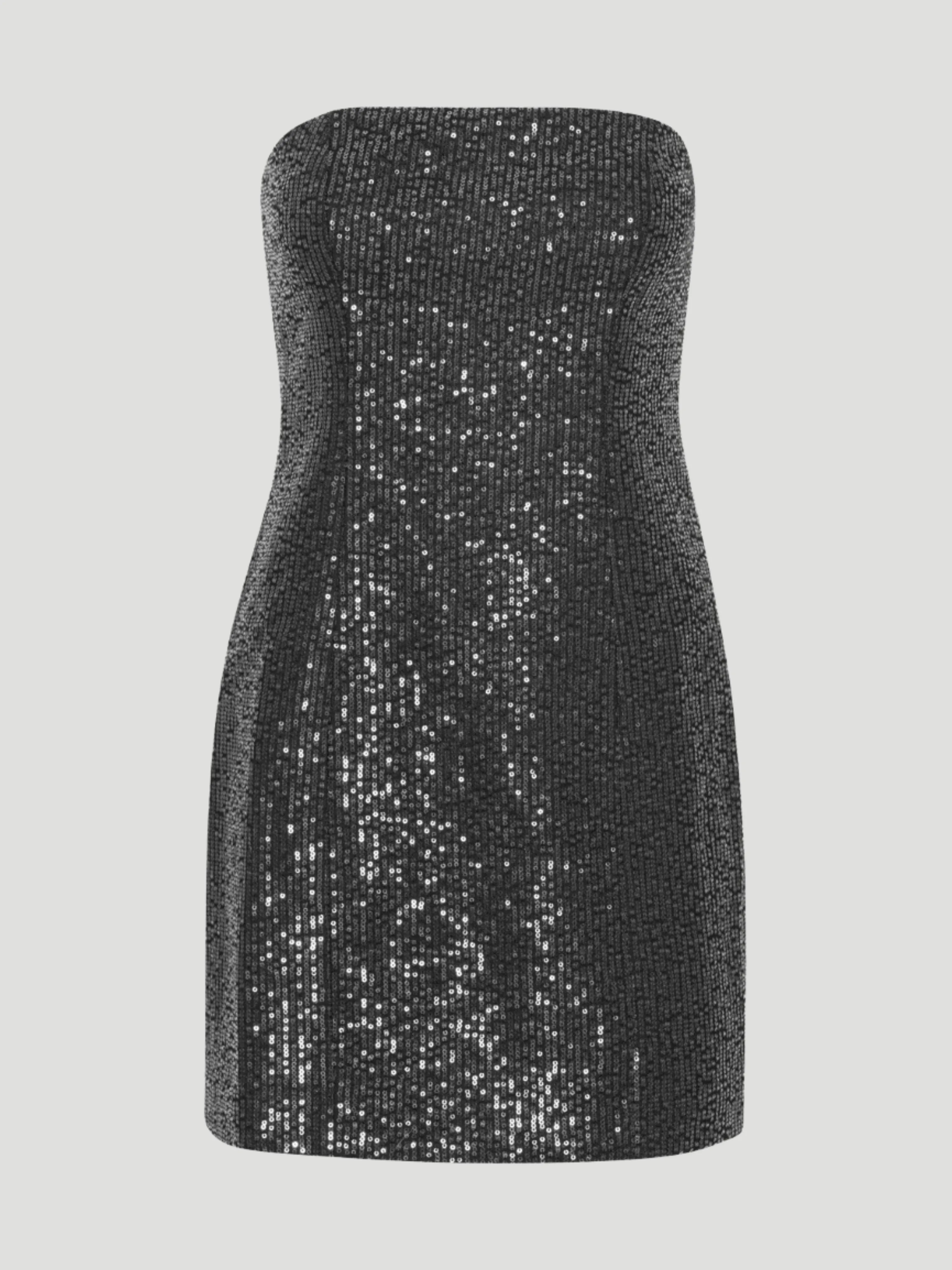 Twill Sequin Mini Dress