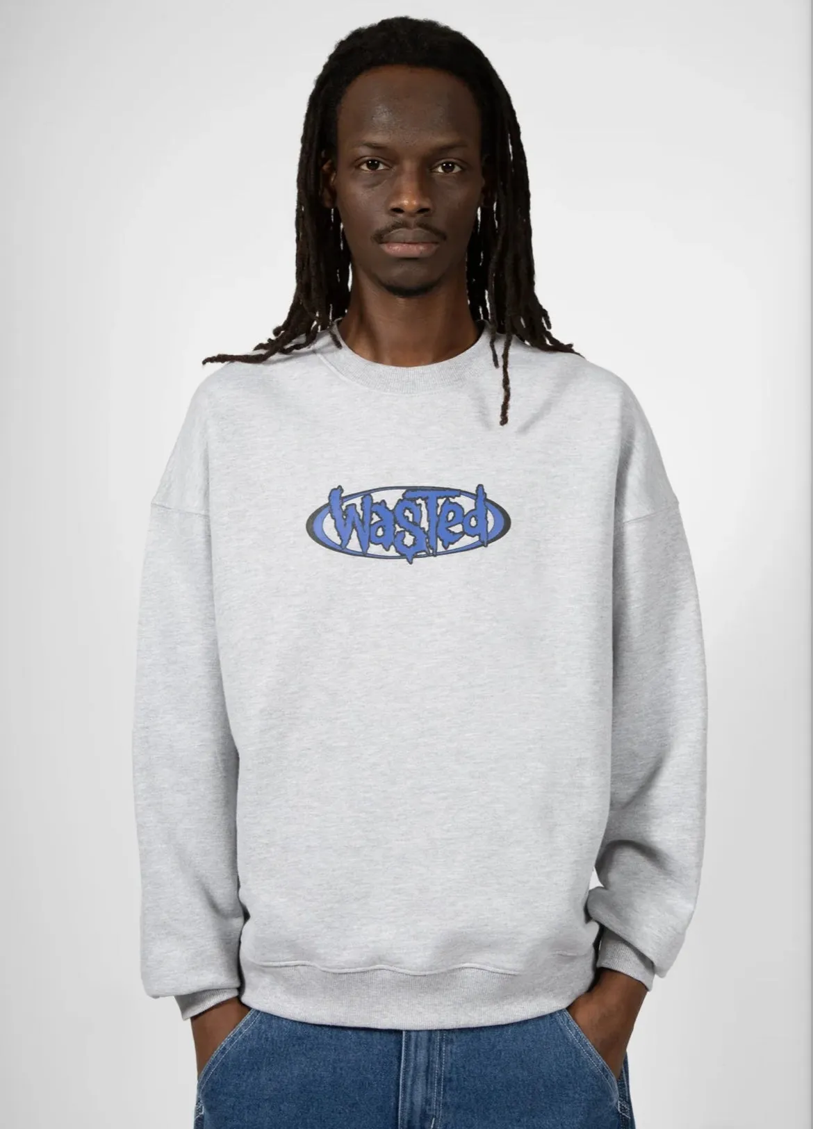 Wasted Paris Crewneck Negative