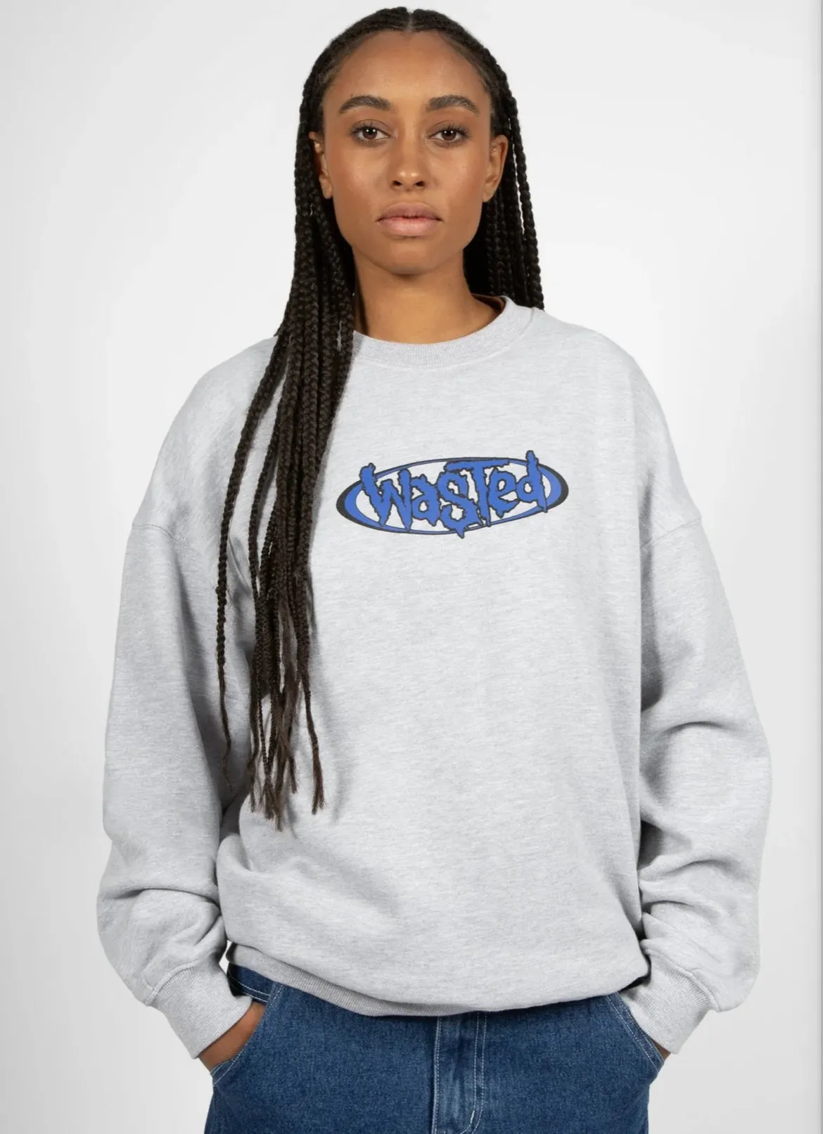 Wasted Paris Crewneck Negative