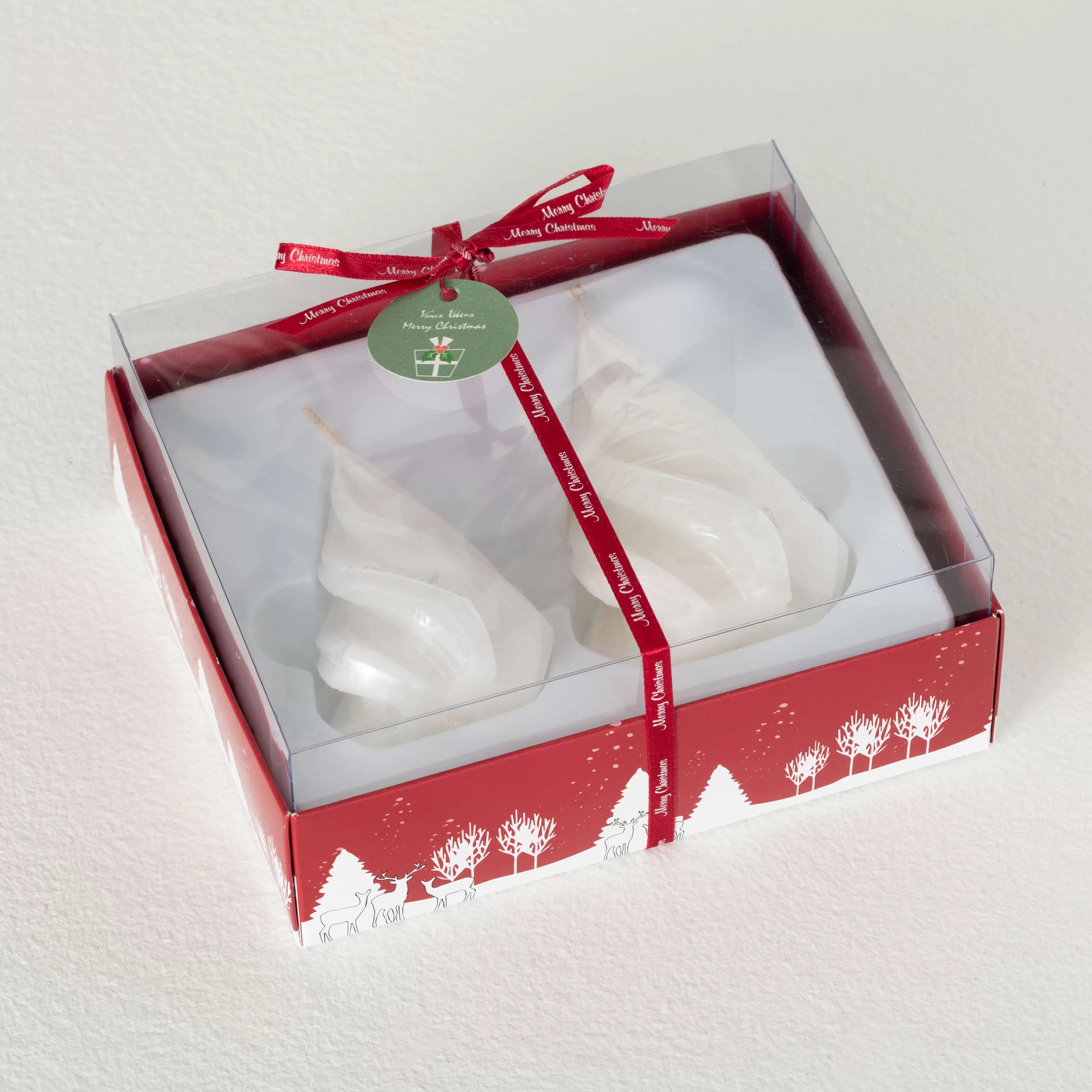 White Christmas Tree Candles