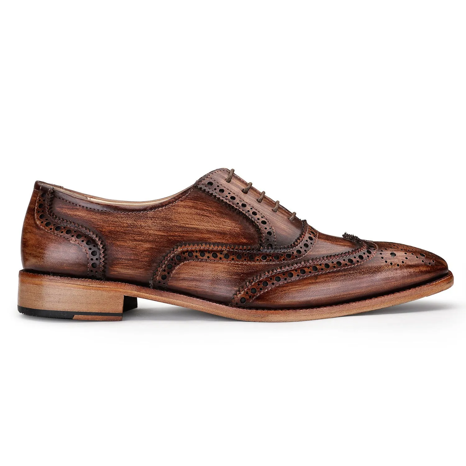 Wingtip Brogue Oxford - Wooden