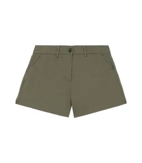 Womens/ladies chino shorts organic khaki Native Spirit