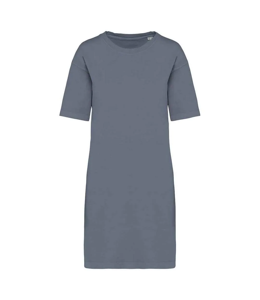 Womens/ladies t-shirt dress mineral grey Native Spirit