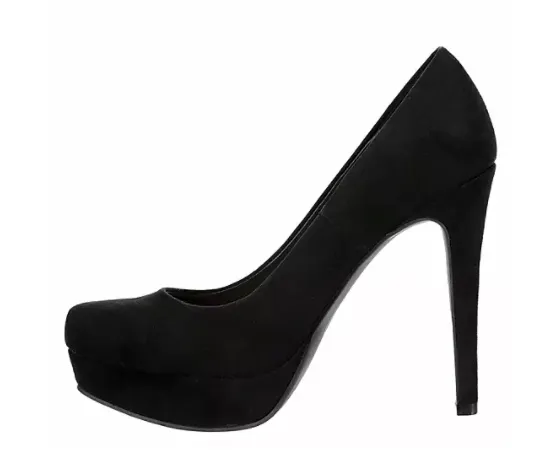 Wow Micro Suede Pumps - Black